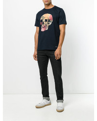 Paul Smith Ps By Skull Print T Shirt
