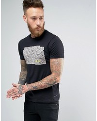 Paul Smith Ps By T Shirt With Animal Print In Slim Fit Gray