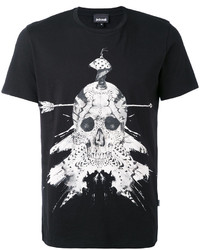 Just Cavalli Skull Print T Shirt