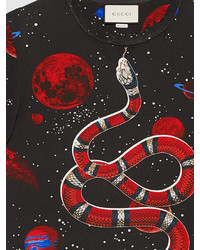 Gucci Space Snake Print T Shirt