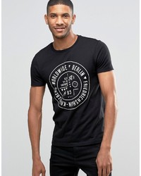 Asos T Shirt With Berlin Print In Black