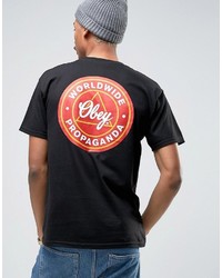 Obey T Shirt With Propaganda Back Print