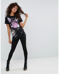 Asos T Shirt With Space Cat Print