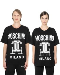 Moschino Tools Printed Cotton Jersey T Shirt