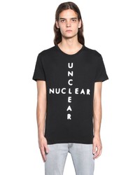 Cheap Monday Unclear Printed Cotton Jersey T Shirt