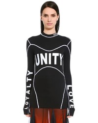 Versace Unity Printed Stretch Jersey T Shirt