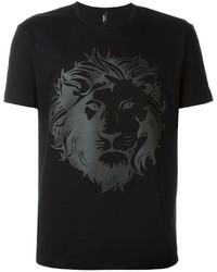 Versus Lion Head Print T Shirt