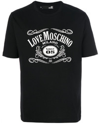 Love Moschino Vintage Print T Shirt