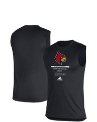 adidas Black Louisville Cardinals Sideline Locker Tag Roready Creator Sleeveless T Shirt At Nordstrom