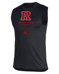 adidas Black Rutgers Scarlet Knights Sideline Locker Tag Roready Creator Sleeveless T Shirt At Nordstrom
