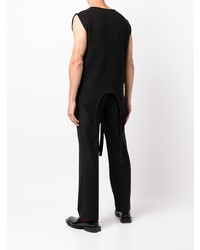 Thebe Magugu Draped Front Sleeveless Knit Top