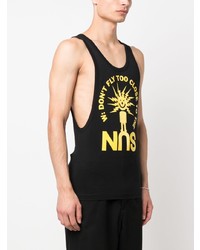 Walter Van Beirendonck Graphic Print Cotton Tank Top