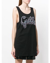 Gaelle Bonheur Logo Patch Vest Top