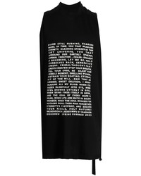 Rick Owens DRKSHDW Logo Print Cotton Tank Top