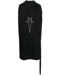 Rick Owens DRKSHDW Logo Print Cotton Tank Top