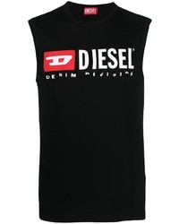 Diesel Logo Print Tank Top