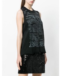 Givenchy Printed Sleeveless T Shirt
