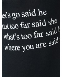 Ann Demeulemeester Quote Print Tank Top
