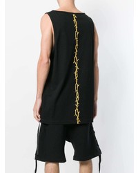 D By D Rear Barbed Wire Print Vest
