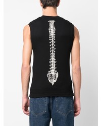 44 label group Skeleton Print Tank Top