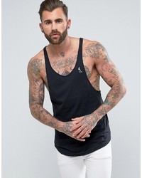 Religion Tank In Longline With Curved Hem