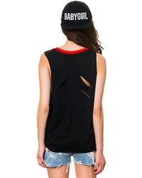 Lrg The Smear Muscle Tank In Black