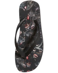 Givenchy Monkeys Printed Insole Flip Flops