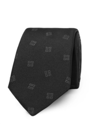 Givenchy 7cm Logo Jacquard Silk Twill Tie