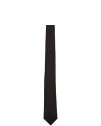 Givenchy Black And Red Vertical Logo Tie