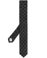 Moschino Patterned Intarsia Knit Neck Tie