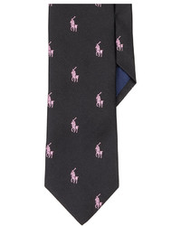 Polo Ralph Lauren Pink Pony Silk Repp Tie