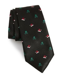 Nordstrom Men's Shop Santas Skull Silk Tie