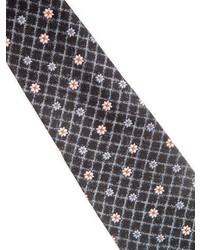 Nina Ricci Silk Floral Print Tie