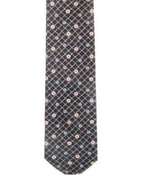 Nina Ricci Silk Floral Print Tie