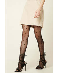 Forever 21 Bow Print Tights