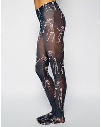 Asos Collection Halloween All Over Skeleton Tights