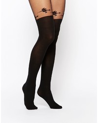 Asos Collection Halloween Witch Over The Knee Tights