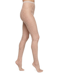 Wolford Daphne Medallion Pattern Sheer Tights
