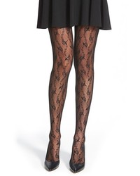 Wolford Lilie Floral Chevron Tights