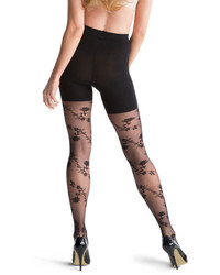 Spanx Patterned Tight End Tights Stunning Roses