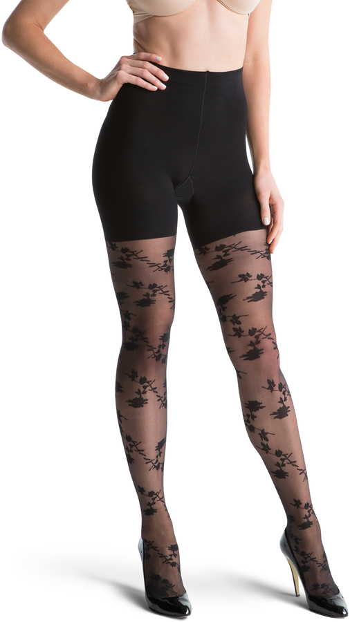 Spanx Patterned Tight End Tights Stunning Roses, $32
