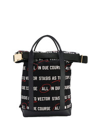 Sacai All In Due Course Print Tote Bag