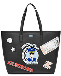 Karl Lagerfeld Fly With Karl Printed Shopper