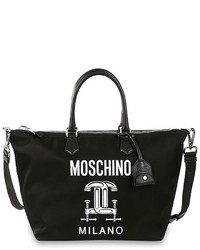 Moschino Tools Printed Cotton Blend Tote Bag