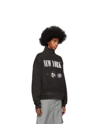 Alexander Wang Black New York Souvenir Sweatshirt