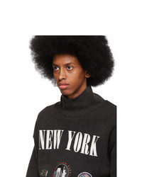 Alexander Wang Black New York Souvenir Sweatshirt