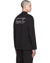 Martine Rose Black Printed Long Sleeve T Shirt