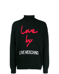 Love Moschino Logo Roll Neck Sweater