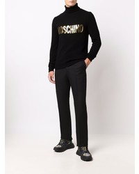 Moschino Painted Logo Cashmere Jumper