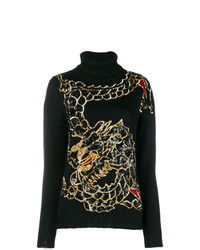 P.A.R.O.S.H. Sequined Dragon Sweater